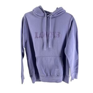 Bianca Chandon Lavender Purple Lover Logo Hoodie Limited Edition Size Medium